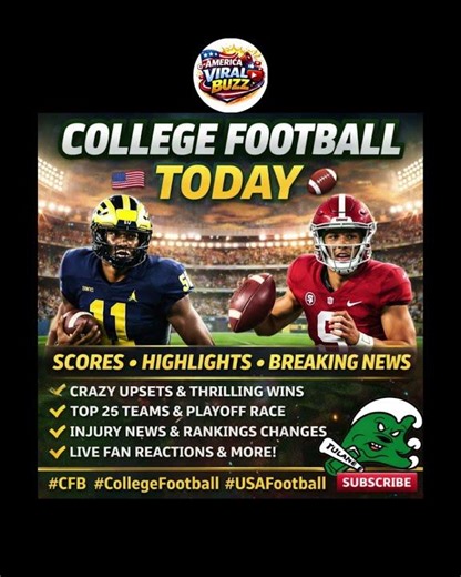 College Football Today 🏈 | Scores, Highlights & Breaking News (USA) | college football highlights