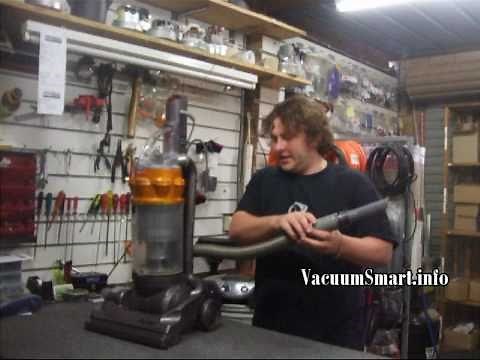 Dyson DC07 Vacuum Cleaner How to remove a blockage from the hose.