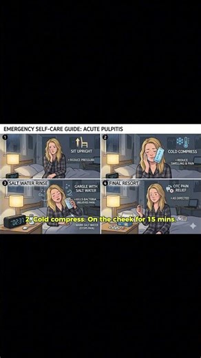 Toothache at 2 AM? Try this! 🦷 #Shorts #dentist