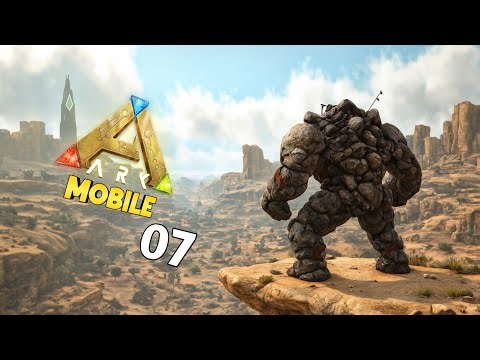 Taming Rock Golem In Scorched Earth Is Painful Experience Ark Mobile | 07