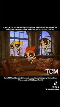 The Powerpuff Girls helped Robert Osborne introduce a sing-along version of THE WIZARD OF OZ (TCM)