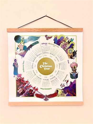 2026 Liturgical Calendar - Wesley Bros Comics - Etsy