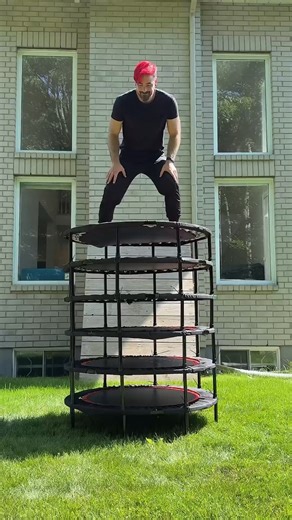 How many trampolines can I backflip on?! 🤯 | Nick Pro