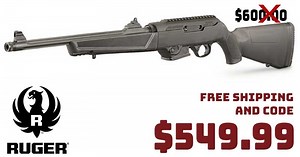 Ruger PC Takedown Carbine in 9mm for $549.99 FREE S&H Code