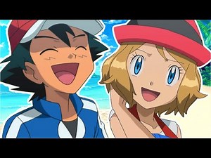 Ash and Serena's Beach Day! - Pokemon Texting Story