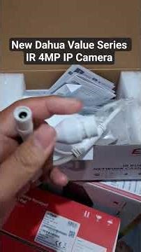 #unboxing Dahua IP Camera 4MP IR Bullet #dahuatechnolgy #ipcamera #dahuacctv