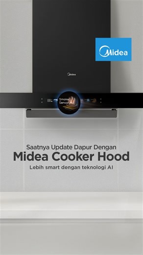 Kini hadir Midea Cooker Hood dengan teknologi yang mengubah pengalaman memasak jadi lebih modern: ✨ iSmokeSensor yang bisa menyesuaikan hisapan asap secara otomatis dengan 4 level daya hisap ✨ Steam Wash dengan fitur self cleaning membasmi 99.99% bakteri ✨ Hob-to-Hood Synergy, sinkronisasi antara hood dengan hob ketika hob nyala atau mati ✨ Hand Gesture, bisa dikontrol dengan lambaian tangan tanpa perlu menyentuh ✨ Smart Control dengan smartphone, dimanapun dan kapanpun Selamat tinggal dapur kon