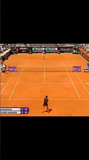 Maria Sharapova's Stunning Winners vs Carla Suárez Navarro | Rome 2015 Final 🎾 #Shorts