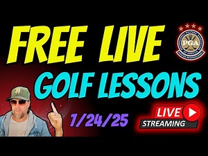 Free Golf Lessons — Understand the Cause of Your Swing Flaws LIVE