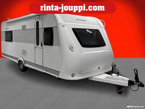 Hobby 560 FFE De Luxe easy Saarekevuode, Truma kaasu/sähkö, Mover, pussimarkiisi, pyöräteline 2015 - Matkailuvaunu - Nettikaravaani