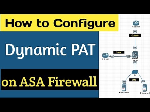 How to Configure Dynamic PAT In CISCO ASA Firewall | NAT Configuration