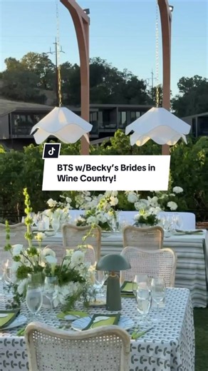 A small glimpse into what it takes to pull off a luxury wedding in Wine Country! #destinationwedding #napawedding #weddingplanner