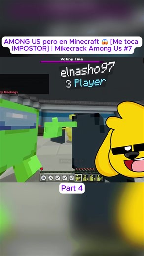 AMONG US pero en Minecraft 😱 [Me toca IMPOSTOR] Mikecrack Among Us #7 (4)