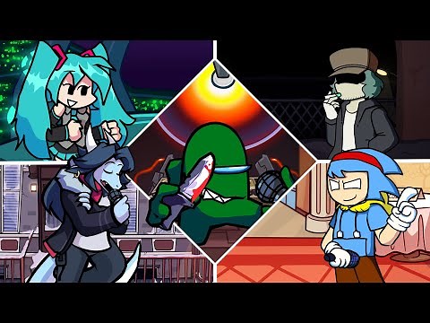 FNF Reactor V4 - But Every Turn A Different Character Sings It! | Vs Imposter V4