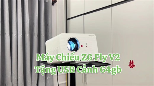 Máy chiếu quốc dân Z6 Fly V2 Cực Mượt #maychieumini #maychieudicanh #maychieubayphong #maychieuminifullhd #maychieuz6flyv2