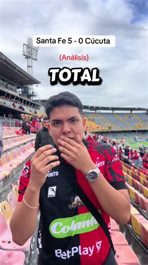 Desastre del Cúcuta en la altura: Santa Fe 5-0