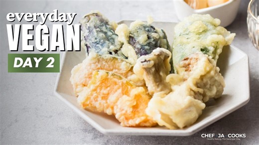 Everyday Vegan! | Day 2: Light and Crispy Vegetable Tempura