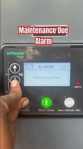 Maintenance Due Alarm | KG645 | Service Alarm | Perfect Engineer