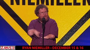 📺CALLING AGT FANS! The self-proclaimed "Cripple Threat of Comedy" Ryan Niemiller returns to Zanies December 15 & 16. You fell in love with him on America's Got Talent and America's Got Talent The Champions, now grab your tickets to see him live. VERY limited tickets remaining--> smarturl.it/Zanies-RyanNeimiller | Zanies Nashville