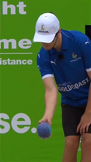 💥 Counting down some of our greatest moments of the Australian Open on the Gold Coast and this edition is Jack McShane’s bomb to win the men’s pairs in 2024. | Bowls Australia