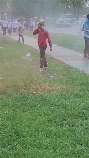 Spring 2025 color run aftermath