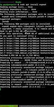 this is how to use espeak aka how to make the terminal talk #linux #coding #programing