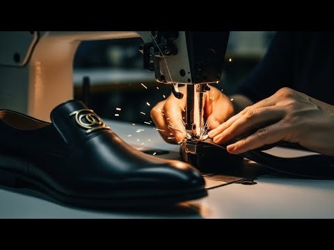 How Branded Shoes Are Made in Factory | Complete Shoe Manufacturing Process”