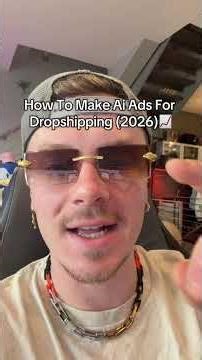 How To Make Ai Ads For Dropshipping #shopifydropshipping #shopify #dropshipping #ai