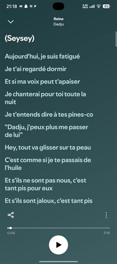 Dadju paroles et paroles de chansons - meilleures paroles (parole français)