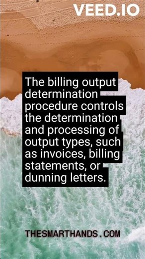 #45 What is the purpose of a billing output determination procedure in SAP SD?