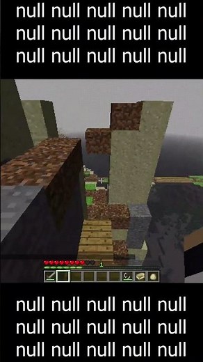 my first null jumpscare (The Broken Script) #shorts #minecrafthorror #minecraft