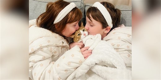 Cat reunites with family after surviving weeks trapped in sofa: ‘God knew we needed her’