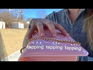 ASMR: Tapping outside - 3 Tapping Styles (Back of nails, Finger pad taps & normal taps) CV Savannah