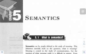 戴炜栋 《新编简明英语语言学教程》Chapter 5 Semantics