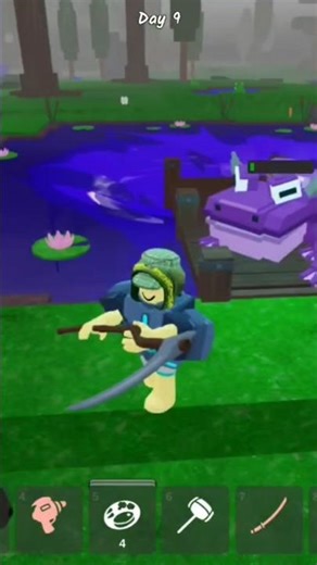 Roblox Giant Frog in 99 Nights 🔥🔥 #roblox #99nightintheforest #gaming