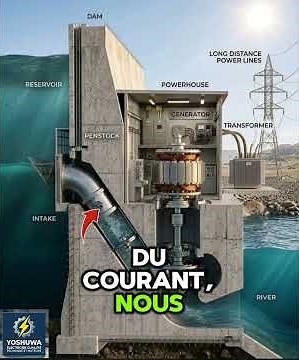 Fonctionnement d'une central hydroélectrique