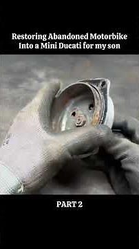 I'm RESTORING an Abandoned Motorbike into a Mini Ducati for my son?