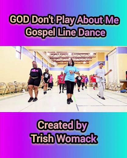 GOD Don't Play About Me Gospel Line Dance