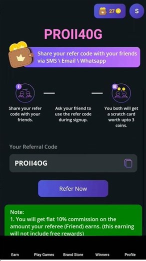 Prorewards ❤️app referral code|#earrings #viral