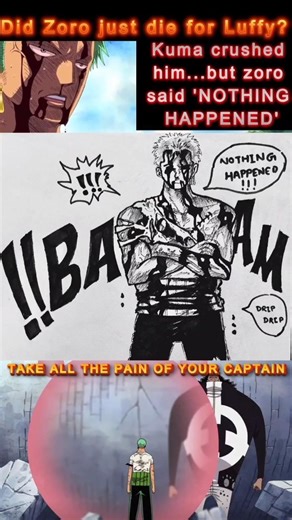 Zoro Takes Luffy's Pain! 😱 Nothing Happened | Ep 377 #onepiece #zoro