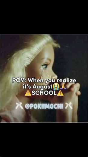 I DON'T WANT SCHOOL😭