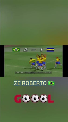 Ze Roberto golden goals #zeroberto #brasil #winningeleven #psx #bestgoals #retrogaming #worldcup
