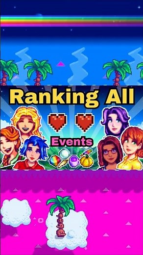 Ranking Every Bachelorettes 2-Heart Event in Stardew Valley! #stardewvalley #stardew #stardewranking