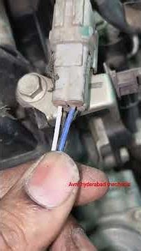 Suzuki Swift O2 Oxygen Lambda Sensor Location And Weiring #p0134 #o2sensor #marutisuzuki #swift