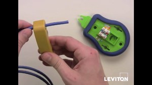 Leviton Cat6 Quickport Jack - White R00-6G108-01W