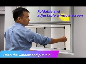 How to Build a Foldable and Adjustable Window Screen