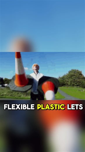 “Traffic Cones Are Cone-Shaped for Good Reasons 🧡” #funfacts #facts #curiosities