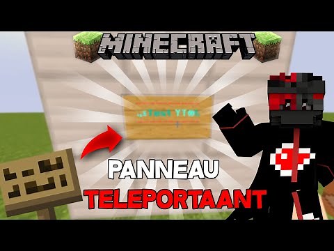TUTO(Minecraft):Panneau Cliquable Qui Téléporte!
