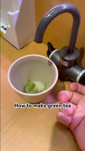 How to Make Green Tea at Sushiro 🍵🍣 | Tokyo Sushi Experience! #sushiro #sushi #greentea #japanfood