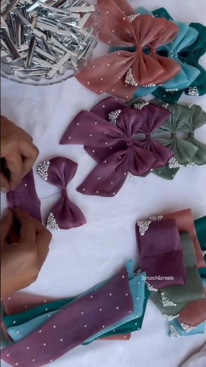 DIY Beautiful Small Hair Bow Clips 🎀 | Easy & Stylish Handmade Bows #diy